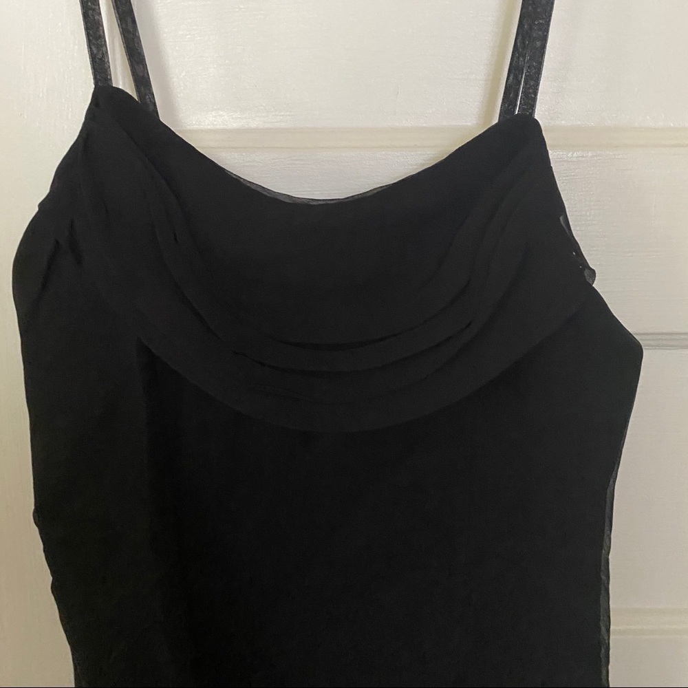 Jovani Silk Cami Black - Picture 2 of 3